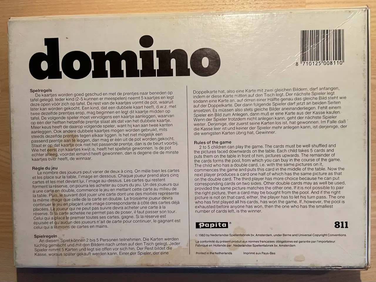 Billede 2 - Dominospil, til børn fra 4 år og opefter