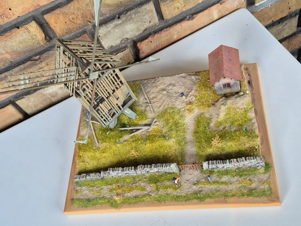 Billede 19 - DIORAMA STUB MØLLE H0