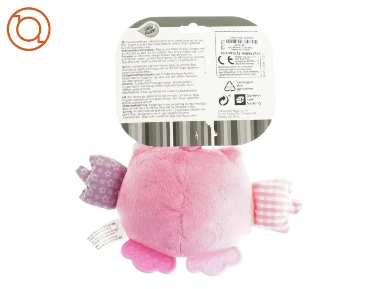 Billede 2 - Pull down wiggler owl  (str. 20 x 12 cm)
