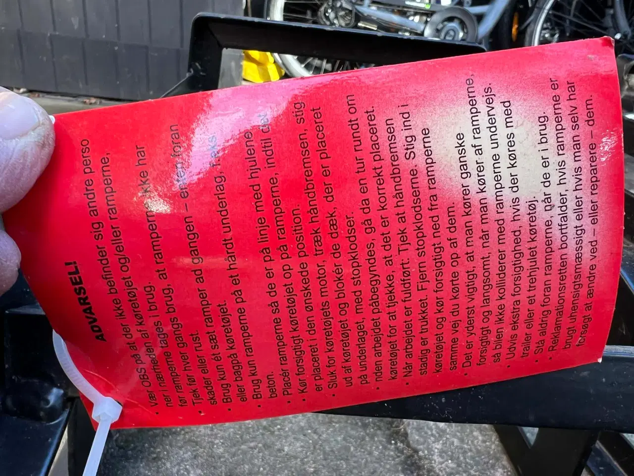 Billede 3 - Opkørselsrampe til personbiler.