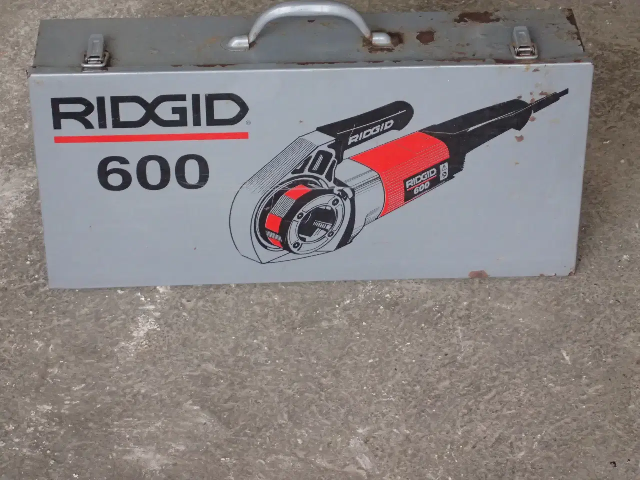 Billede 7 - Ridgid elektrisk rørskærer model 600 med 4 bakker.
