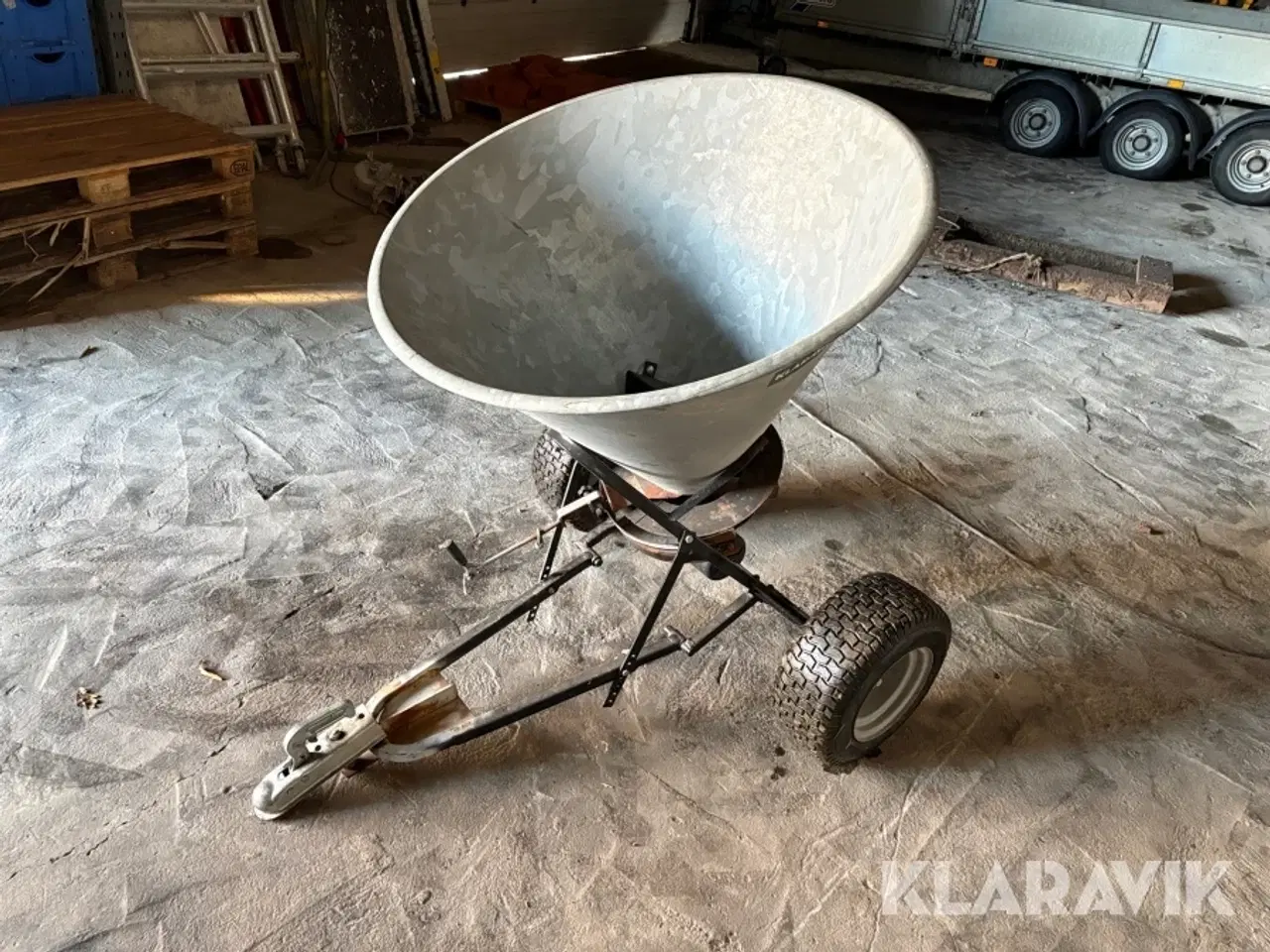 Billede 1 - Gødningsspreder/saltspreder Rotomec B.Hop 160 til ATV/plæneklipper