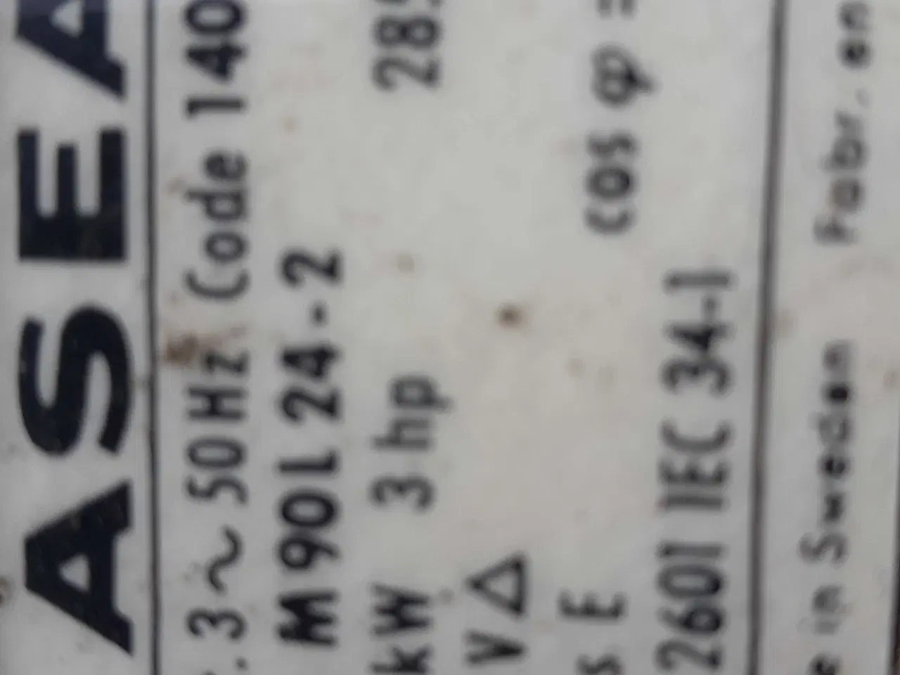 Billede 1 - Elektromotor