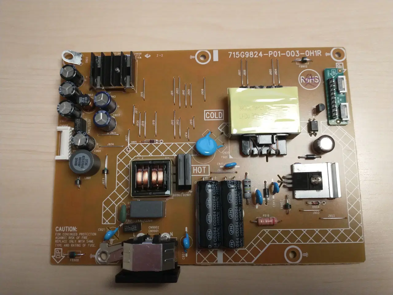 Billede 1 - Monitor Power Supply Board 715G9824-P01-003-0H1R