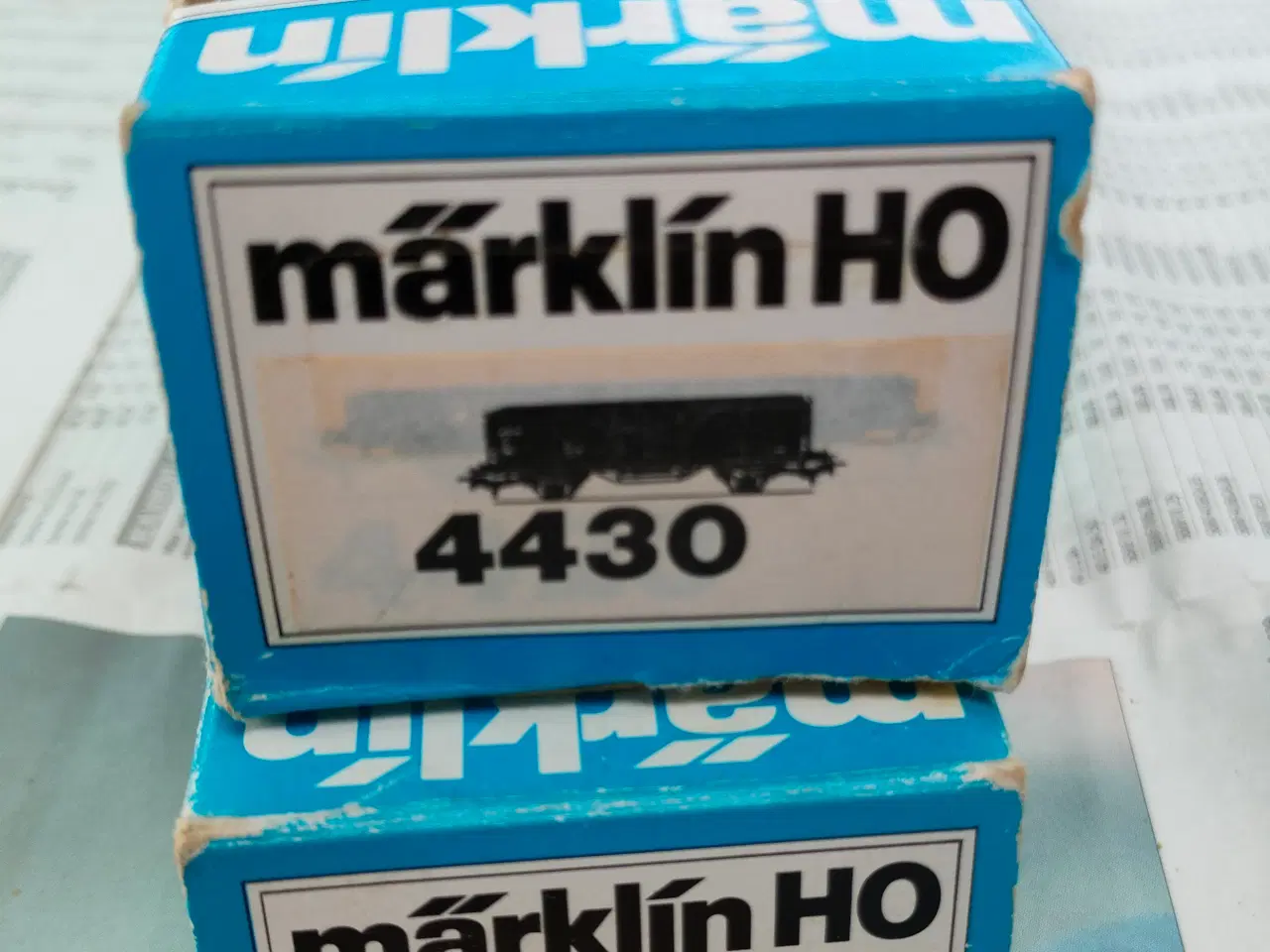 Billede 5 - Märklin Shell vogn og åben godsvogn I orginal kass