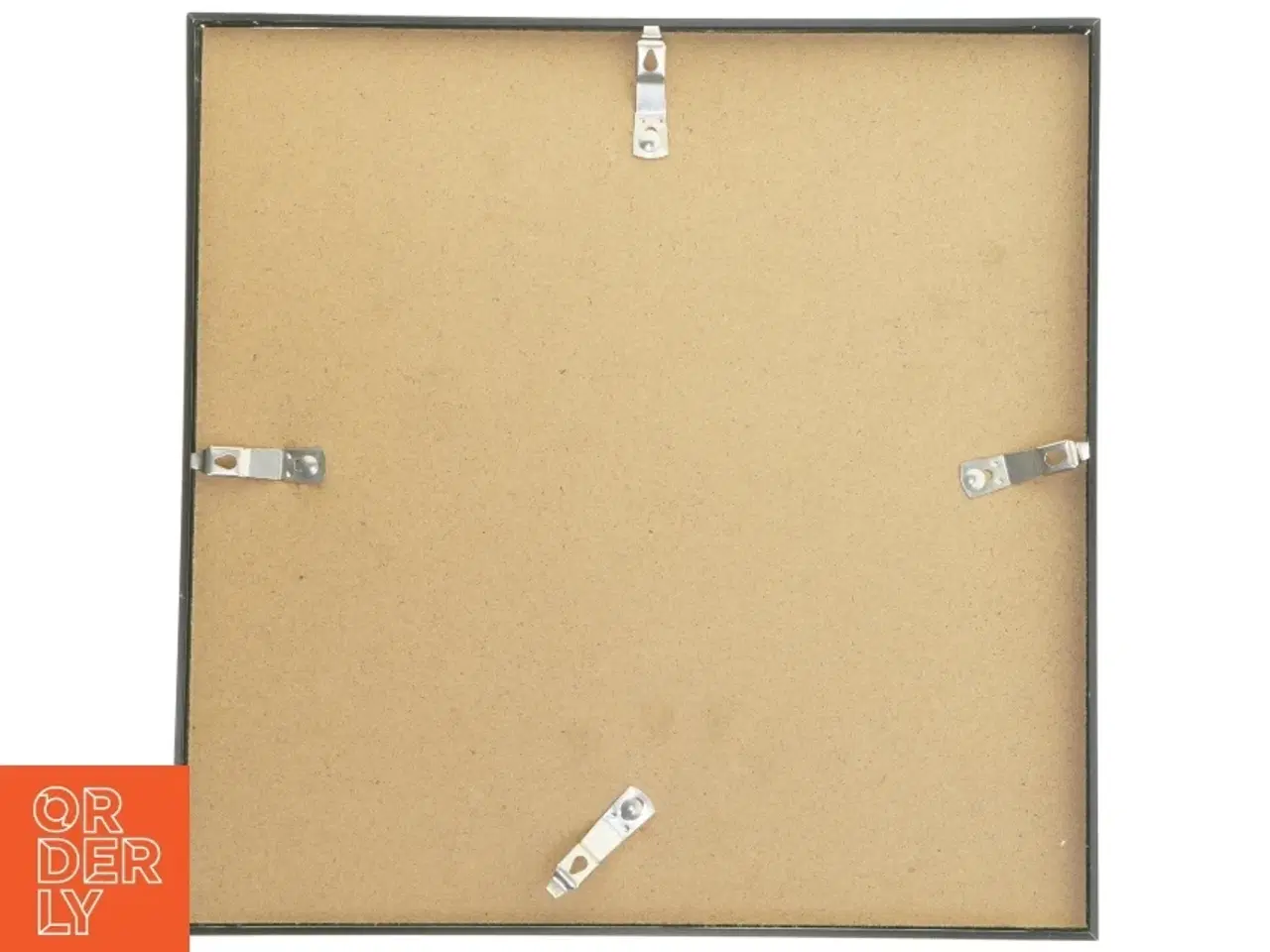 Billede 2 - Firkantet sort billedramme (str. 32,5x32,5 cm)
