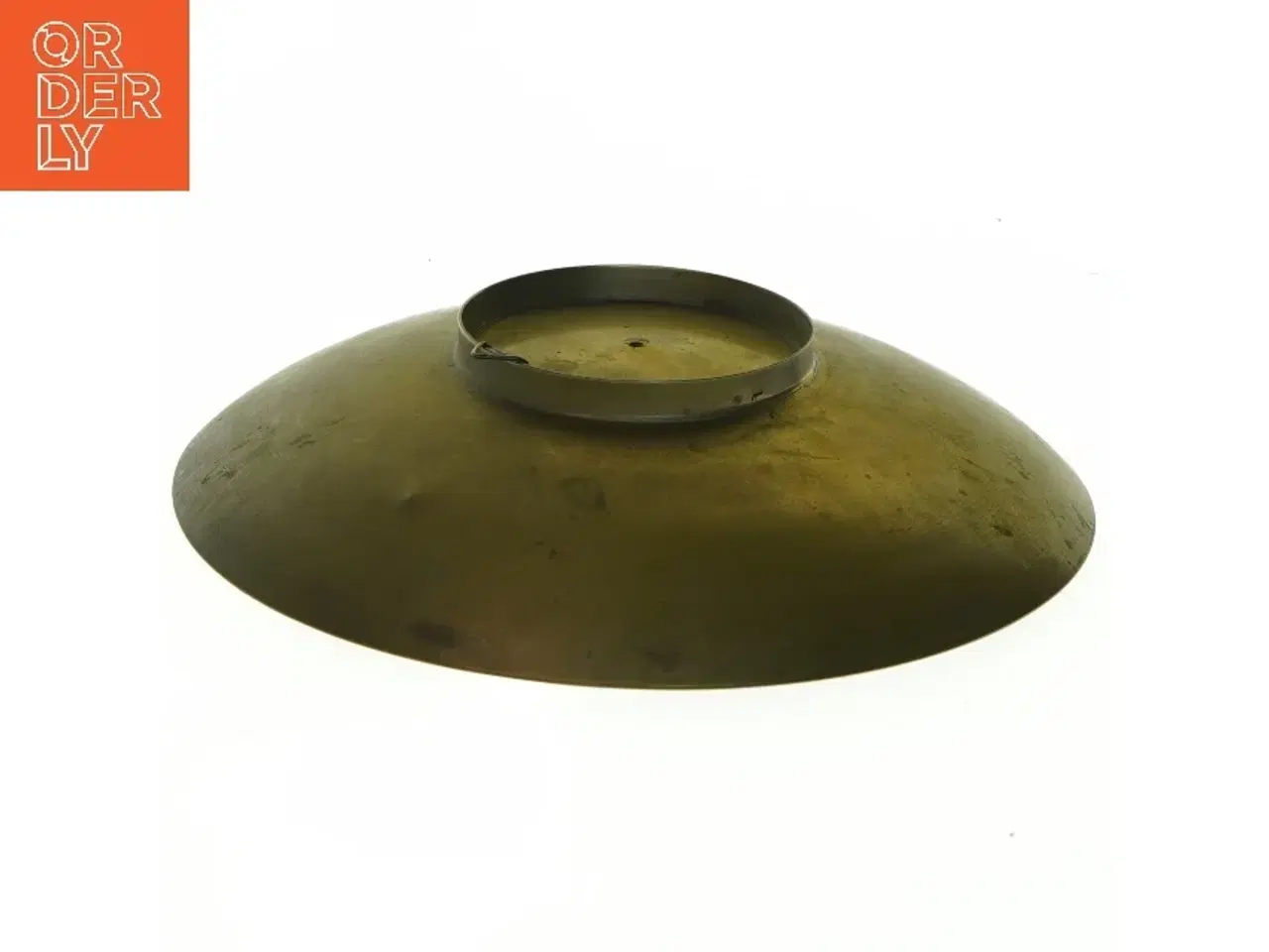 Billede 3 - Dekorativ messingbakke (str. 19,5 cm i diameter)