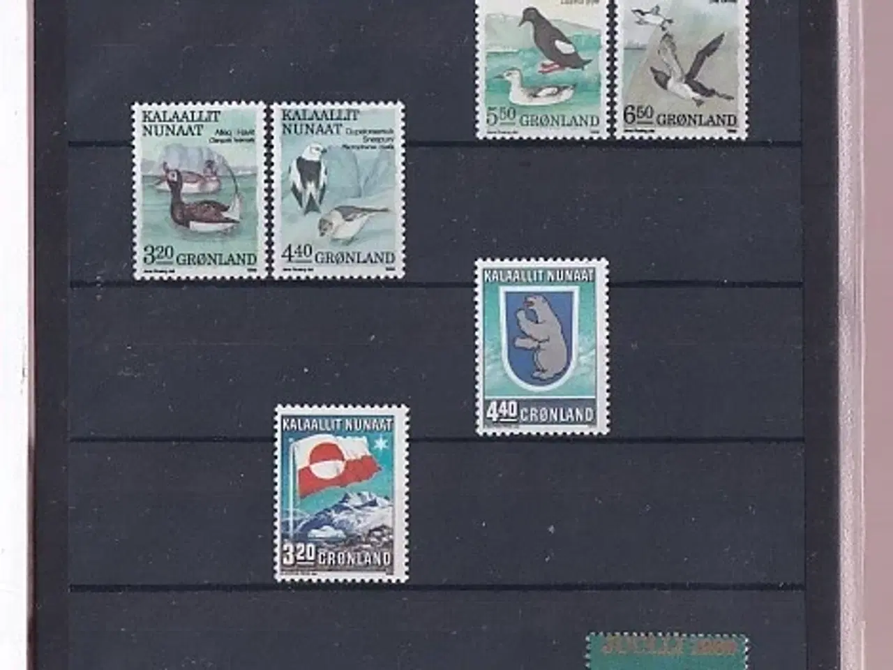 Billede 1 - Grønland - 1989 Frimærker Komplet - Postfrisk