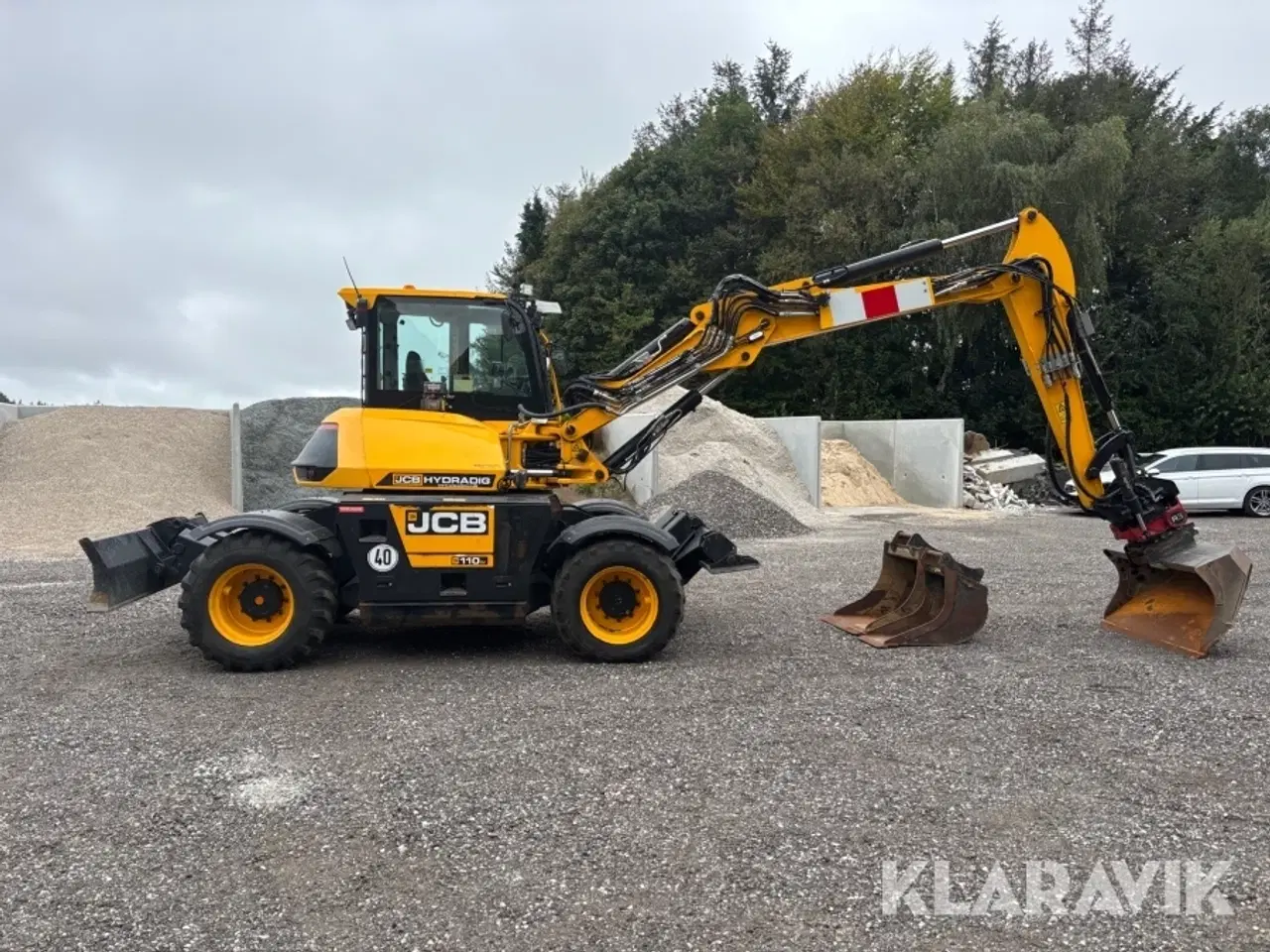 Billede 6 - Hjulgraver JCB Hydradig 110W med tilbehør