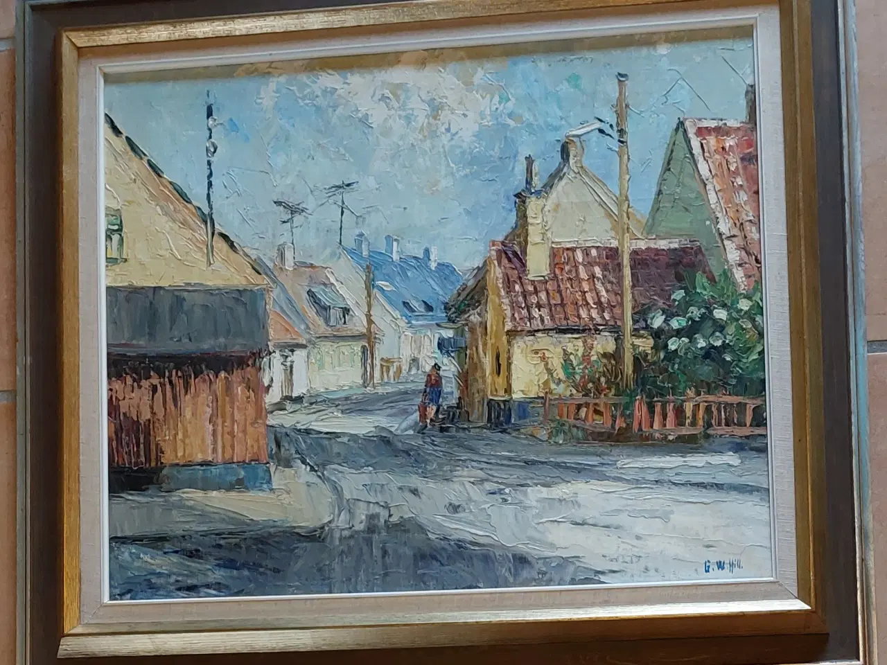 Billede 1 - G. W. HILL - SPARTEL MALERI - fra MARSTAL