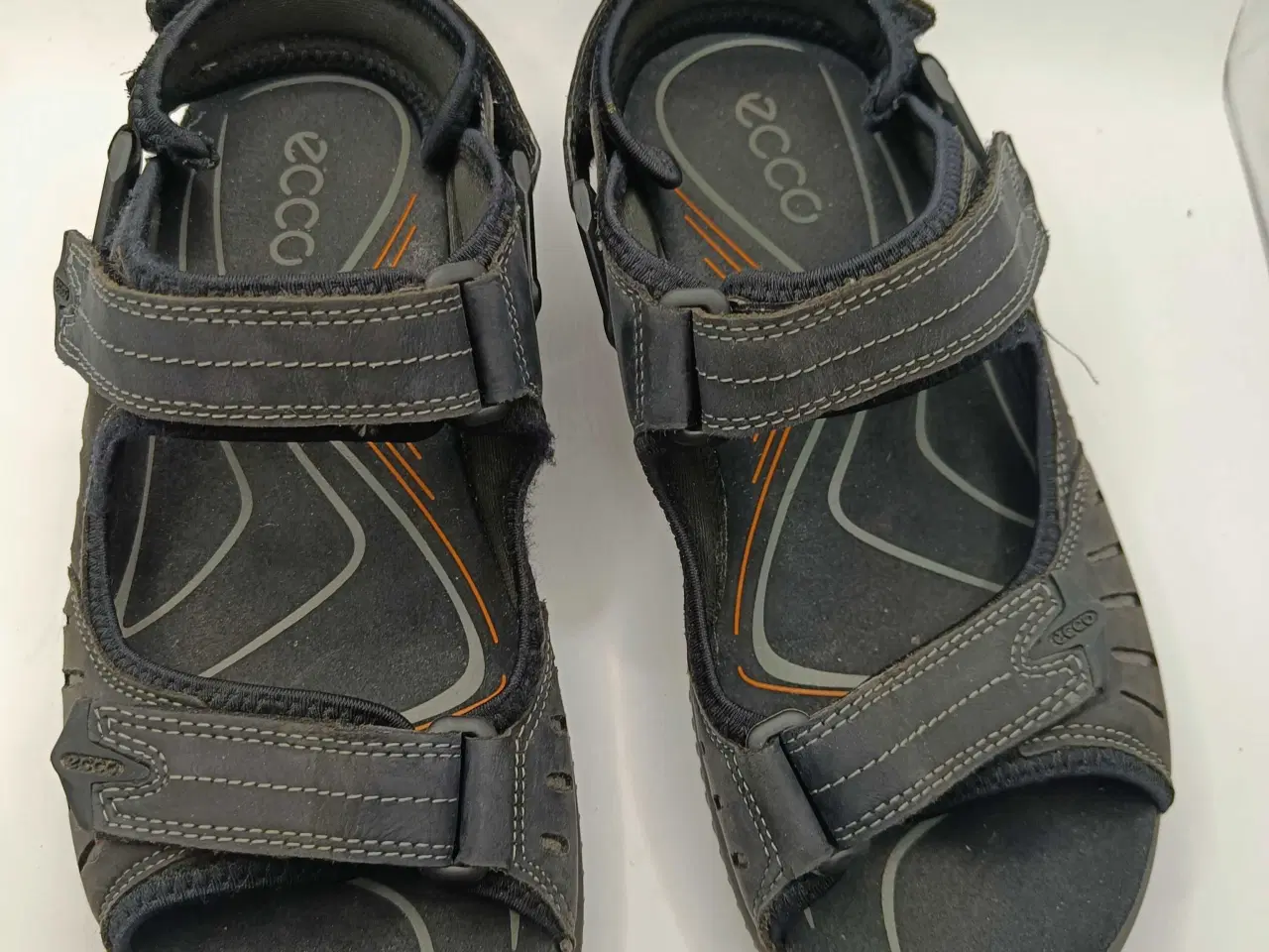 Billede 9 - Ecco sort læder sandaler 41str 