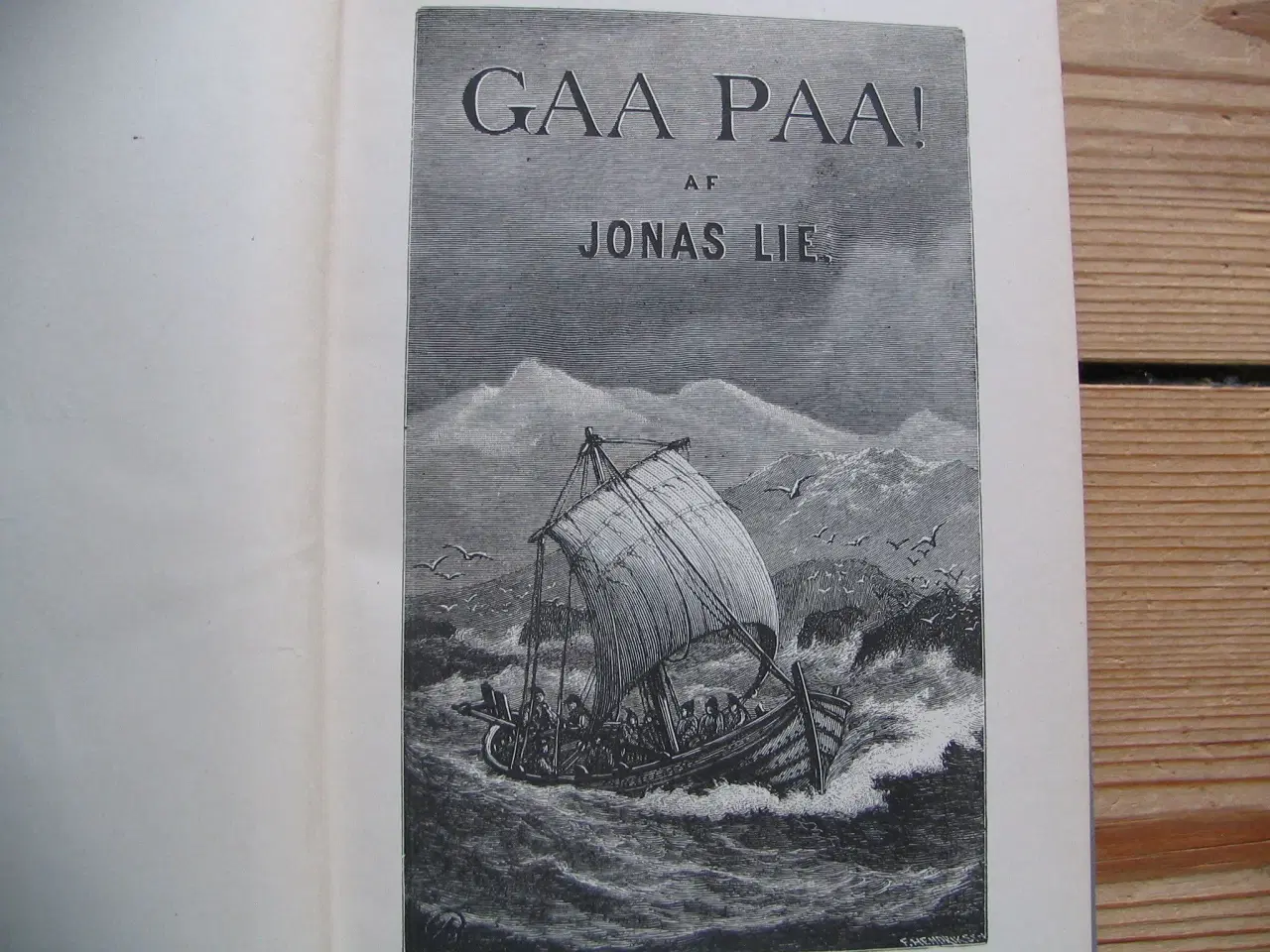 Billede 3 - Jonas Lie. Gaa paa! Sjøfortælling, fra 1898