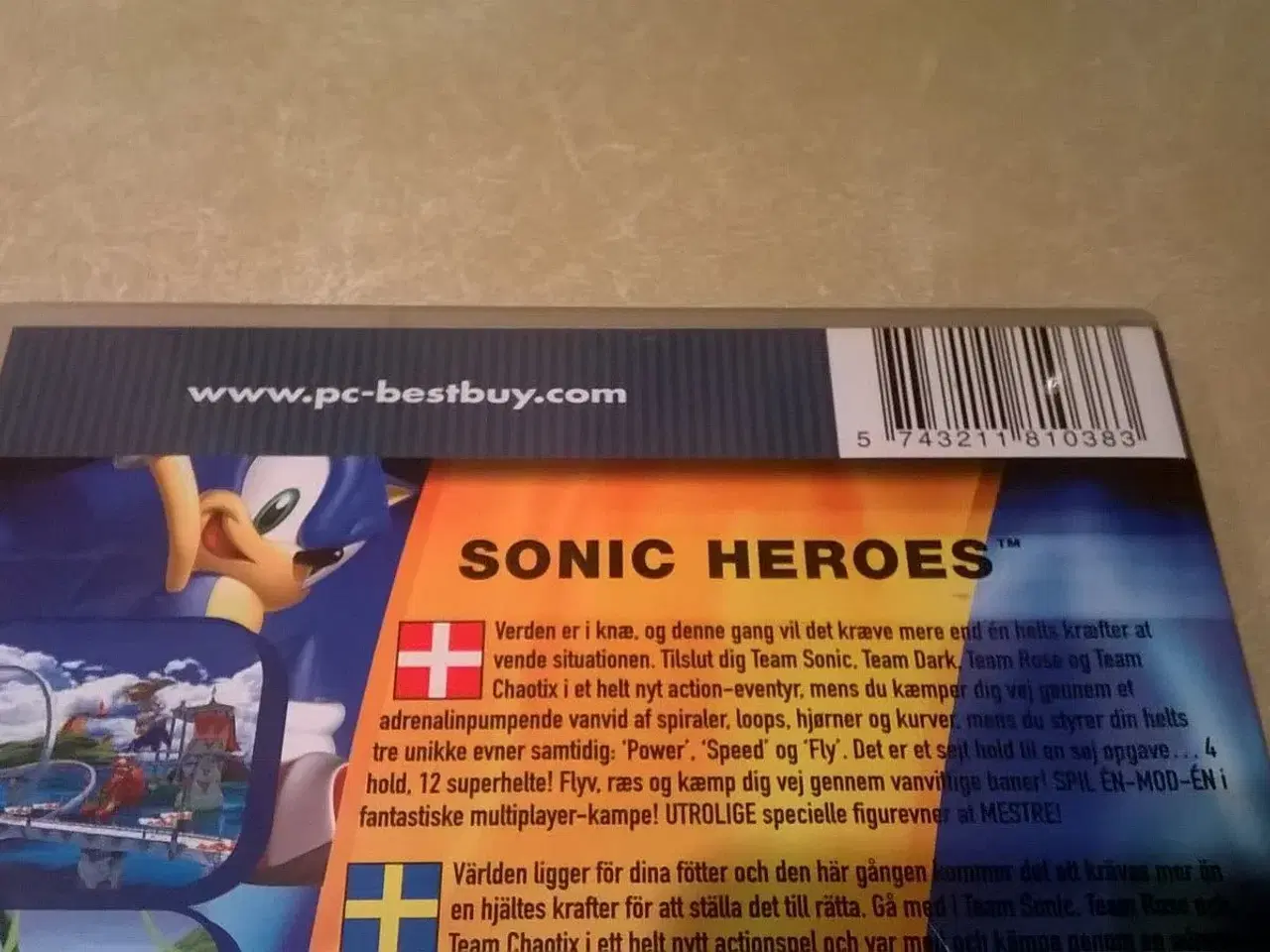 Billede 3 - Sonic Heroes PC spil