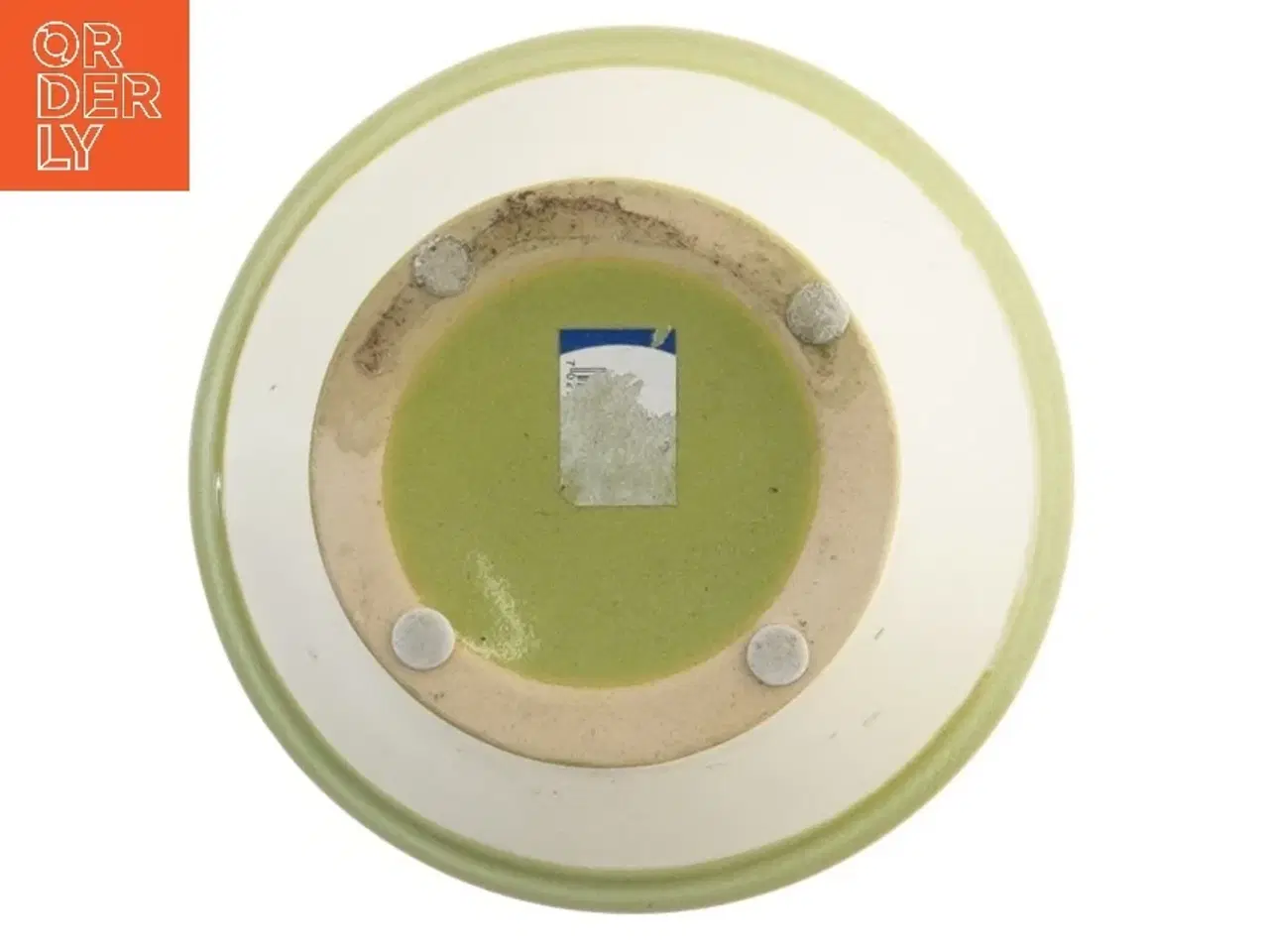 Billede 3 - Keramik skål med grøn glasur (str. Ø 16 cm)