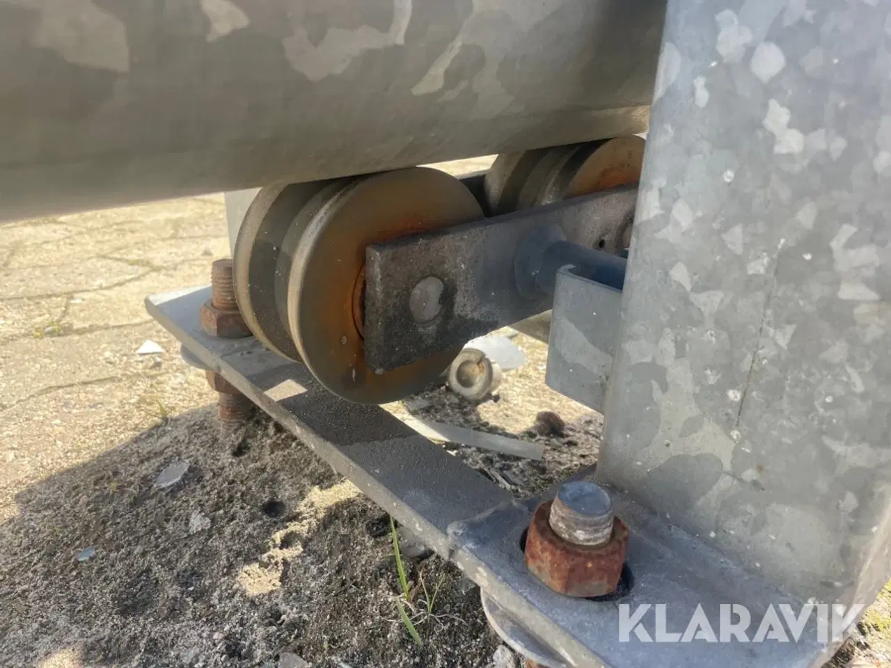 Billede 10 - Skydeport galvaniseret 10 meter