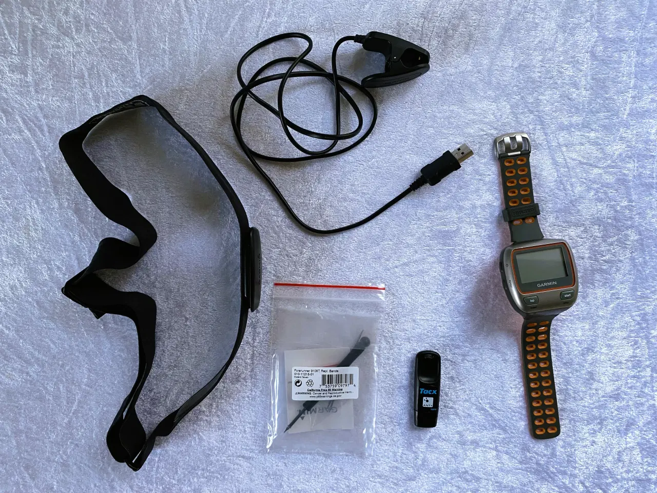 Billede 1 - ⭐️ Garmin Forerunner 310XT - Komplet Sæt m/ Ny Rem