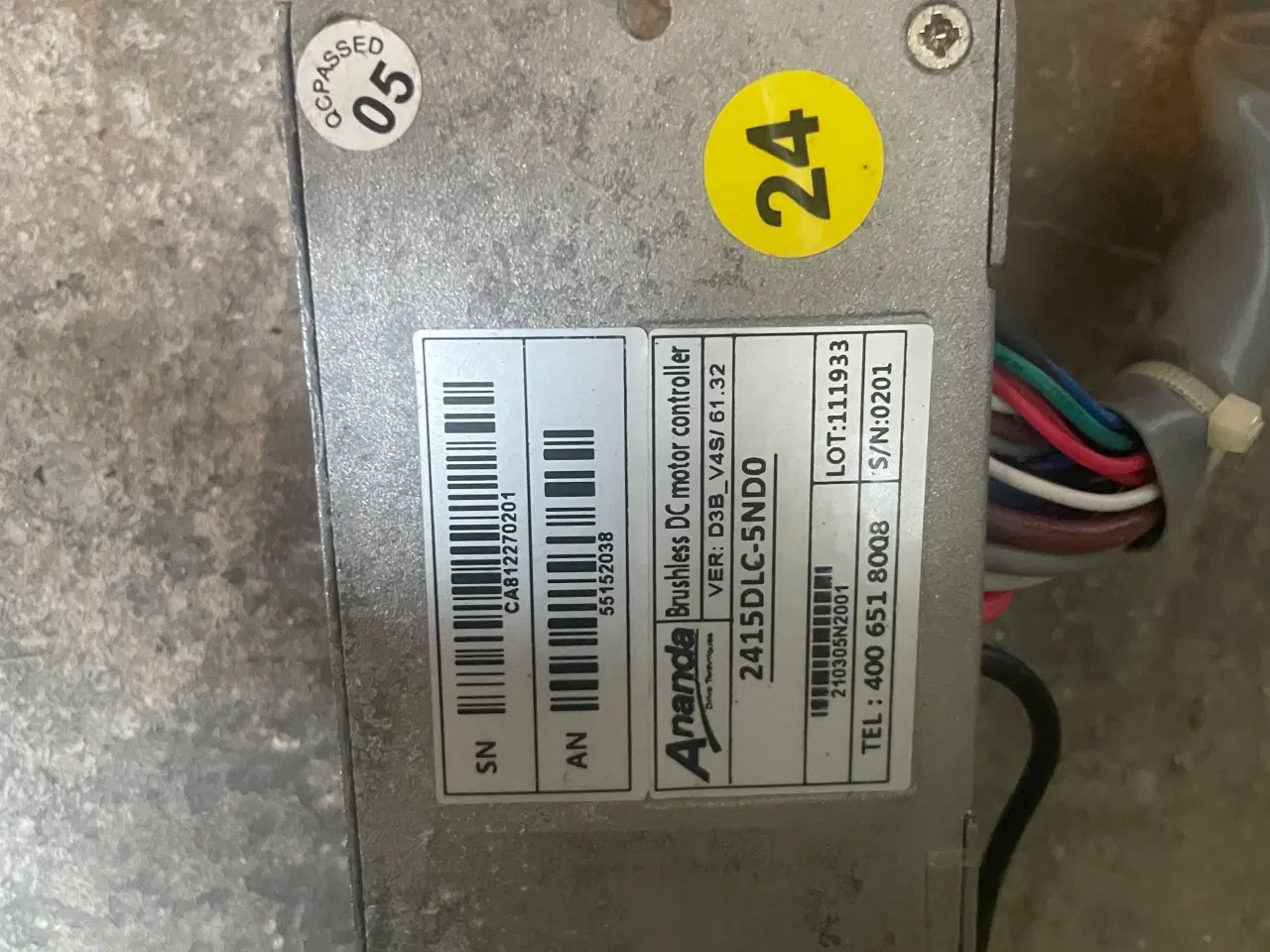 Billede 1 - elcykel controller 24V E-bike controller med kabel