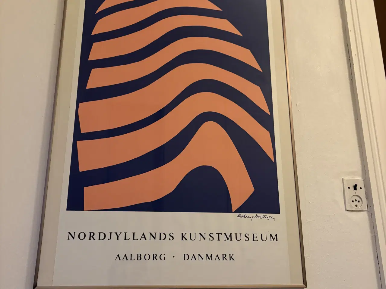 Billede 1 - Signeret vintageplakat af Richard Mortensen