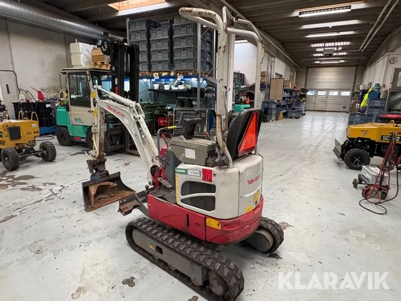 Billede 2 - Minigraver Takeuchi TB210R