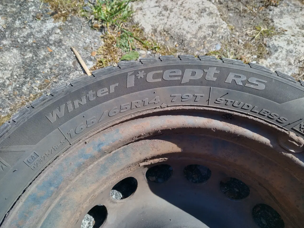 Billede 2 - Vinterhjul 165/65/14 til Toyota Aygo, Citroen C1
