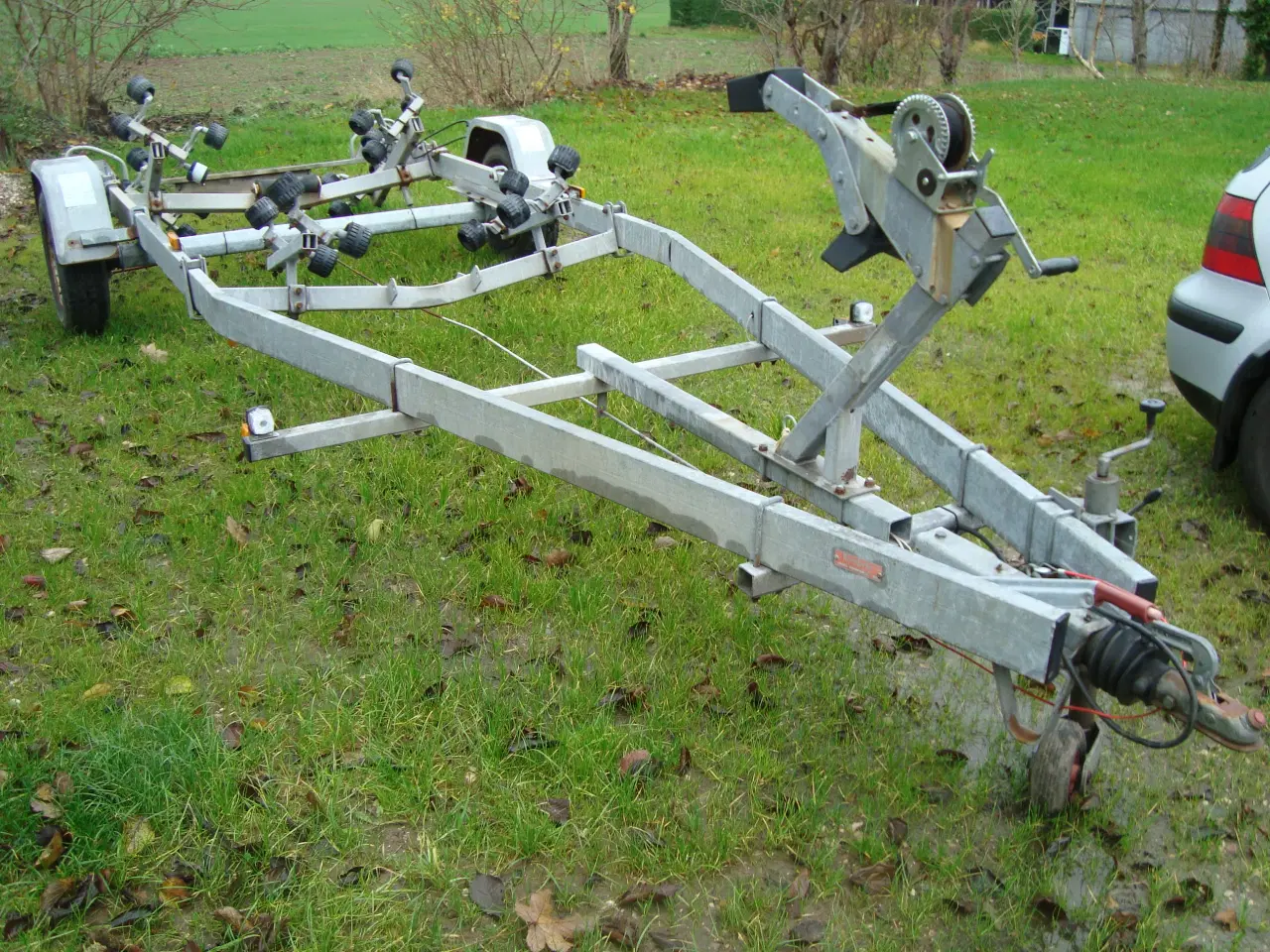 Billede 1 - Stor bådtrailer tager båd 16 - 18 fod