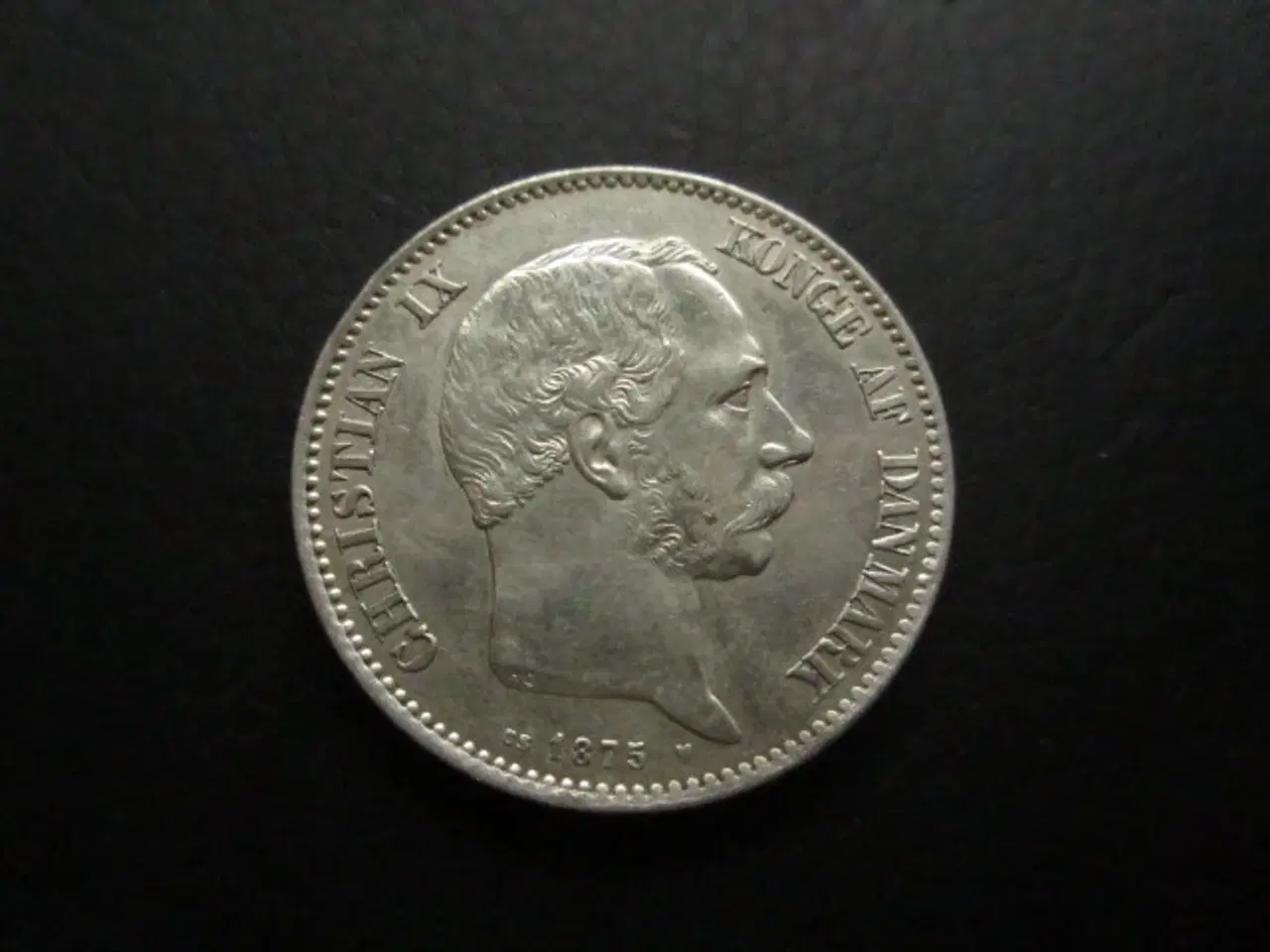 Billede 1 - 2 kr 1875 sølv kv. 1+