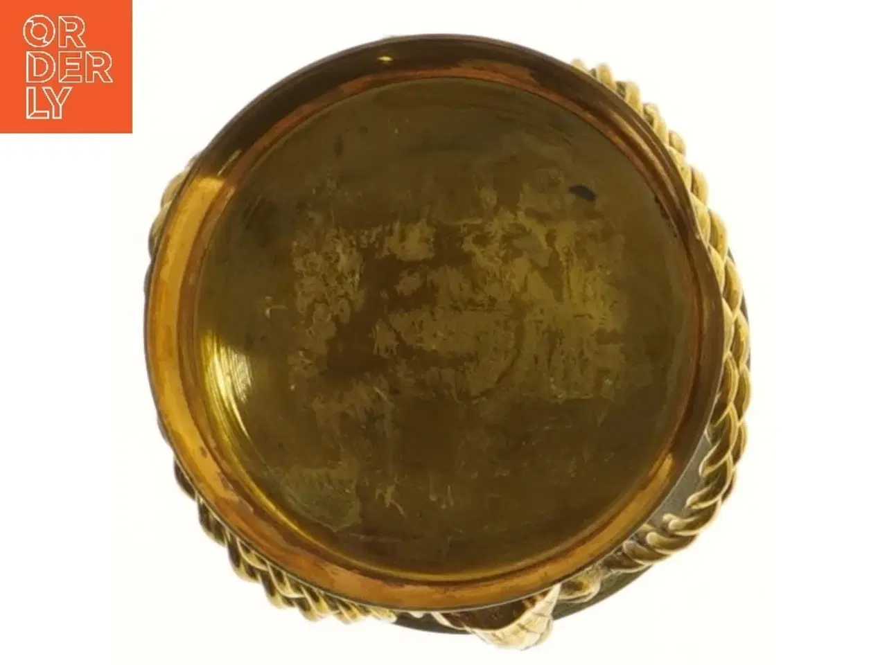 Billede 2 - Messing lysestage (str. Ø 10,5x8 cm)