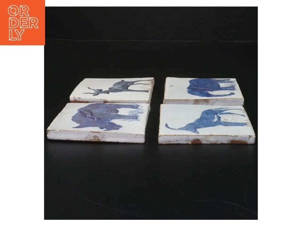 Billede 2 - Dekorative fliser med dyremotiver (str. 9 x. 9 cm)