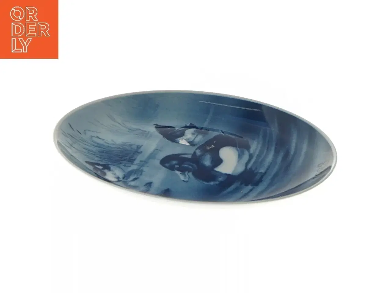 Billede 3 - Juleplatte fra 1983 med ænder (str. Ø 19,5 cm)