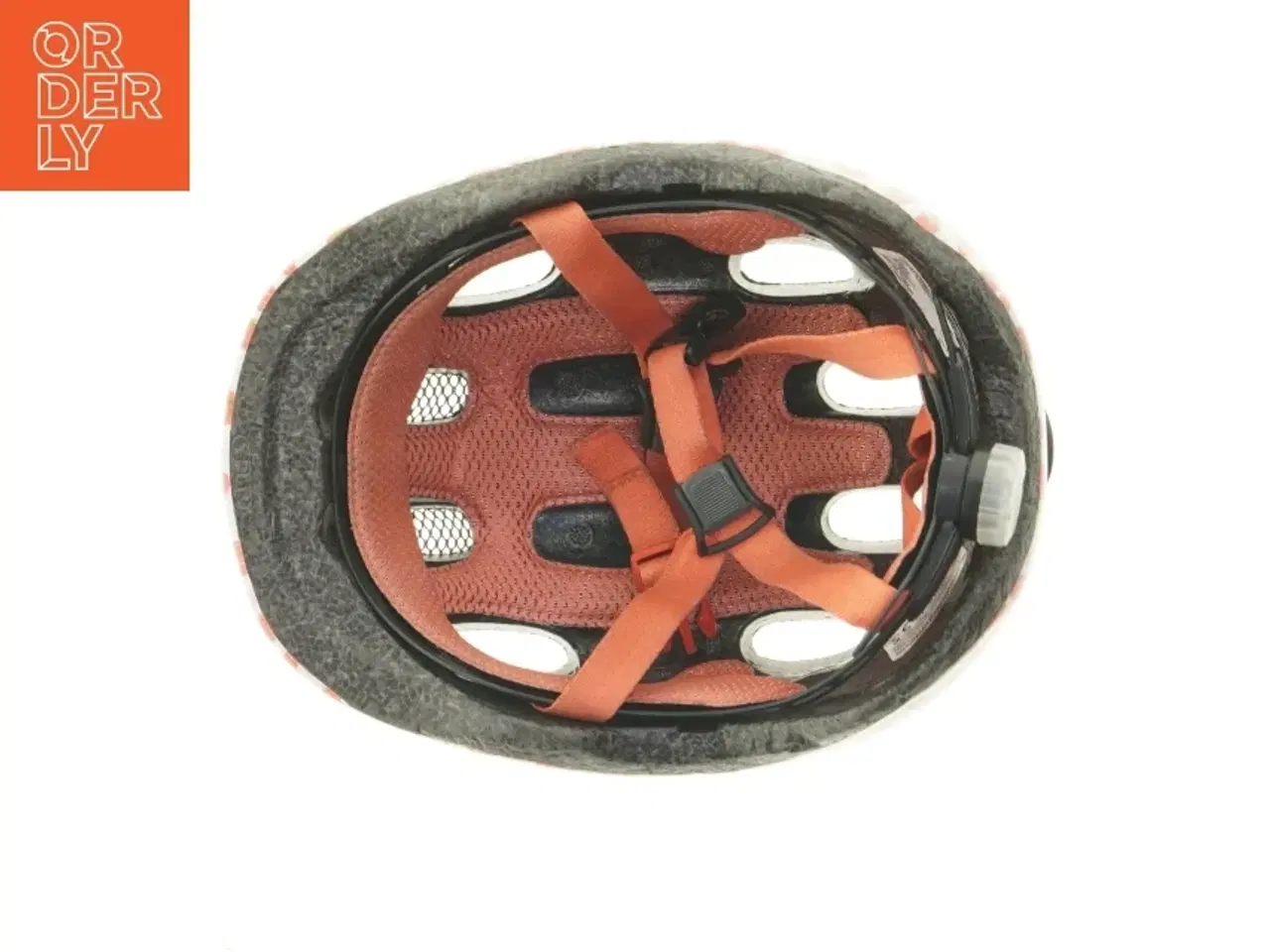 Billede 4 - Børnehjelm med jordbærmotiv fra Abus (str. 24 cm)