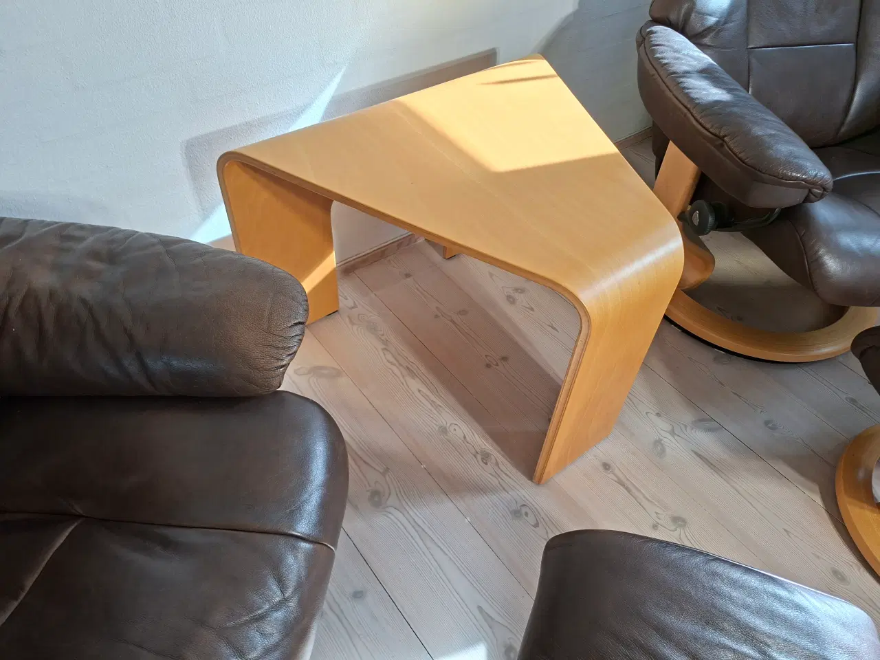 Billede 7 - stressless lænestole  Brun læder M/skamler