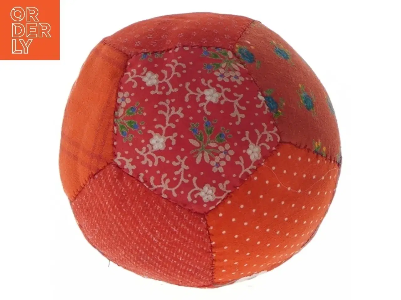 Billede 1 - Patchwork stofbold (str. Ø 12 cm)