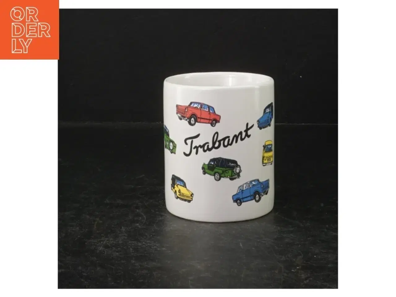 Billede 3 - Kaffekrus med bilprint (str. 9,5 cm)