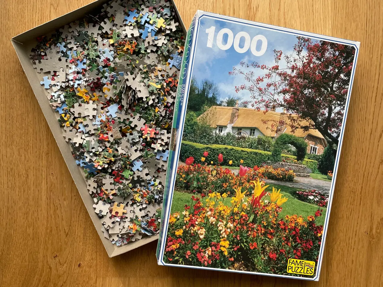 Billede 1 - Vintage puslespil 1000 brikker