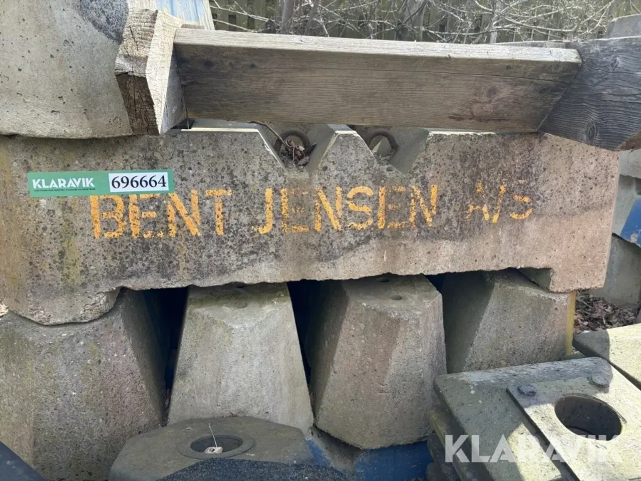 Billede 4 - Betonklodser / støtteklodser 13 styk