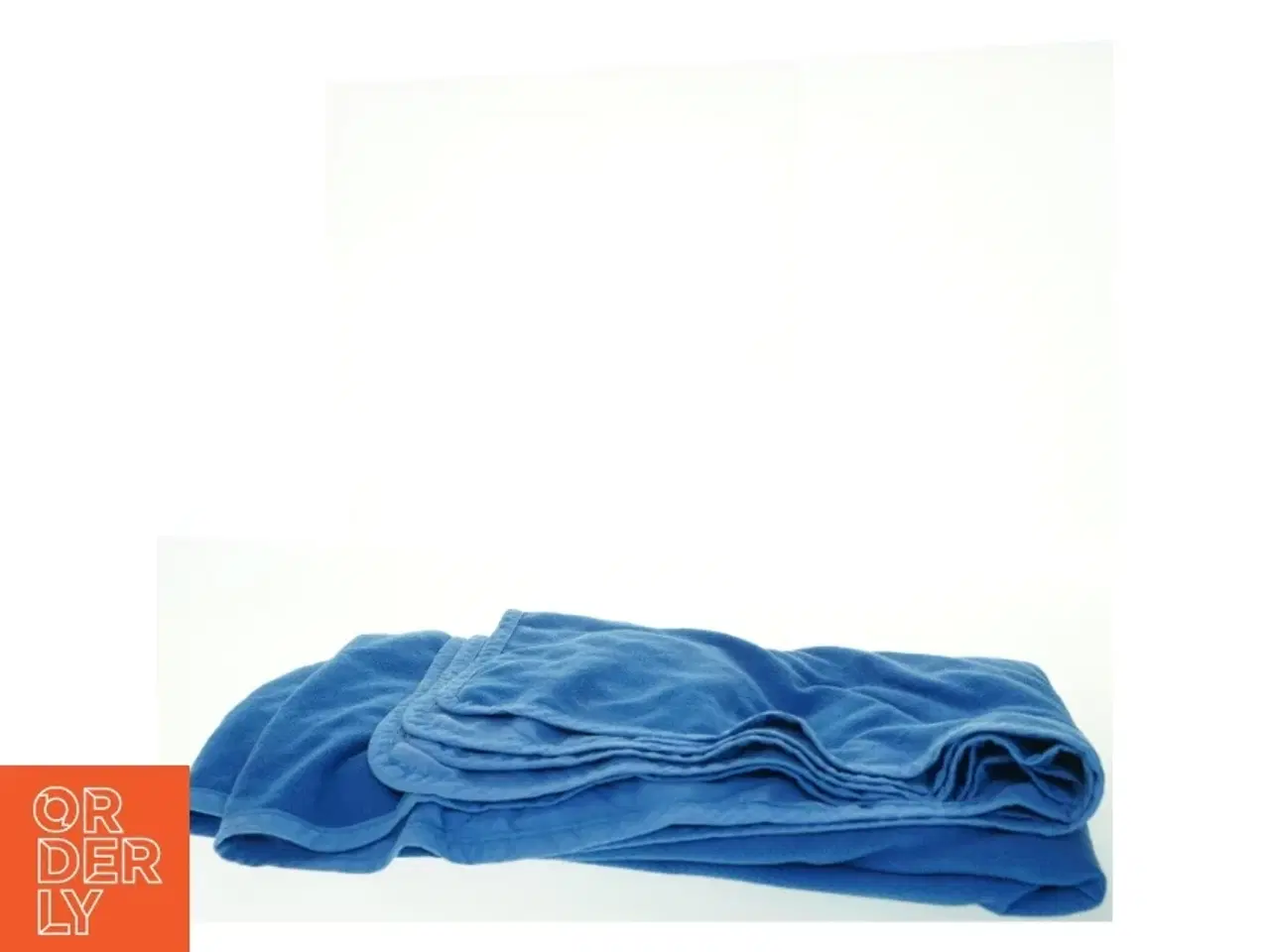 Billede 1 - Blå fleece tæppe (str. 118x200 cm)