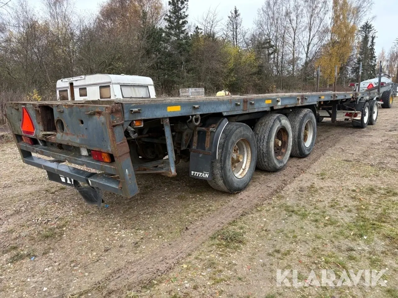 Billede 3 - 3-akslet sættevogn med 2-akslet dolly