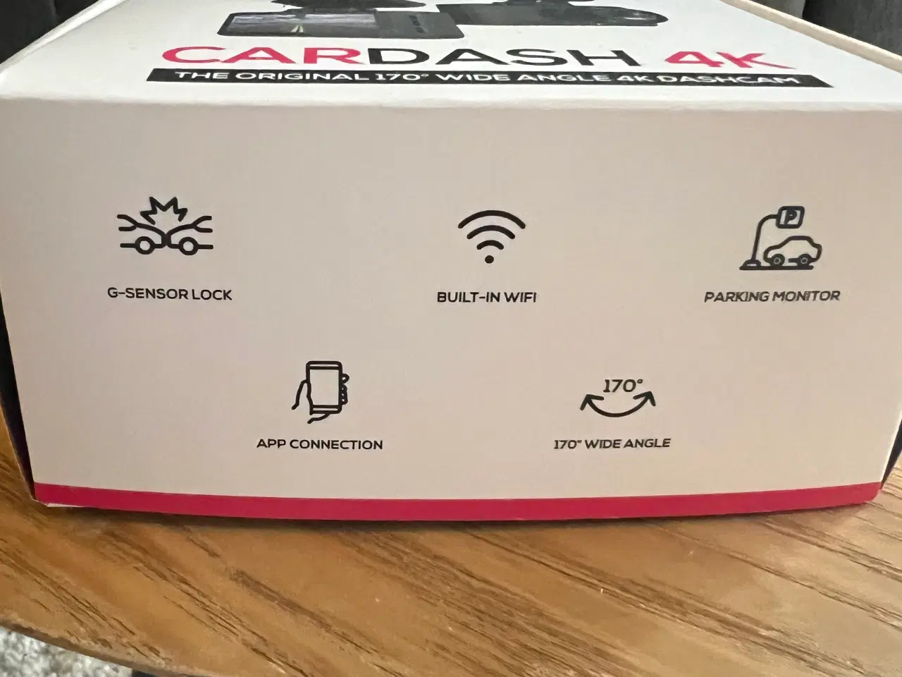 Billede 2 - CarDash 4K dashcam – 170° vidvinkel, WiFi & parker