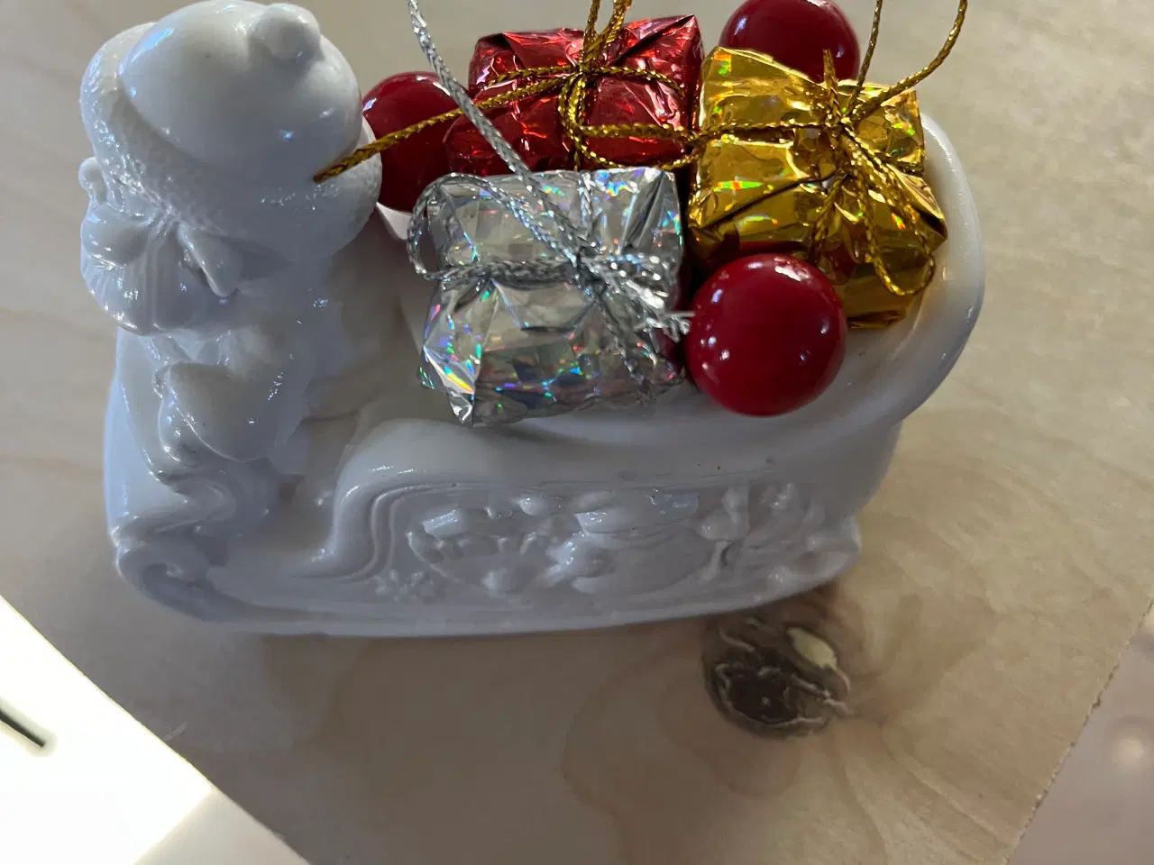 Billede 4 - Julepynt julemand i kane