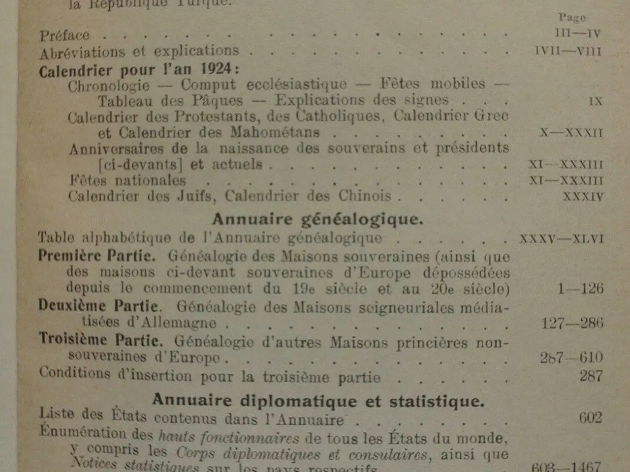 Billede 4 - almanach de gotha 1924 - genealogique, diplomatiqu