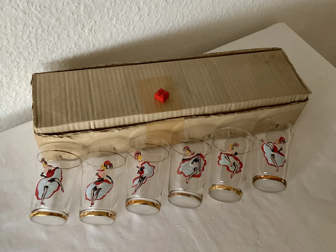 Billede 3 - Fransk Moulinrouge glas