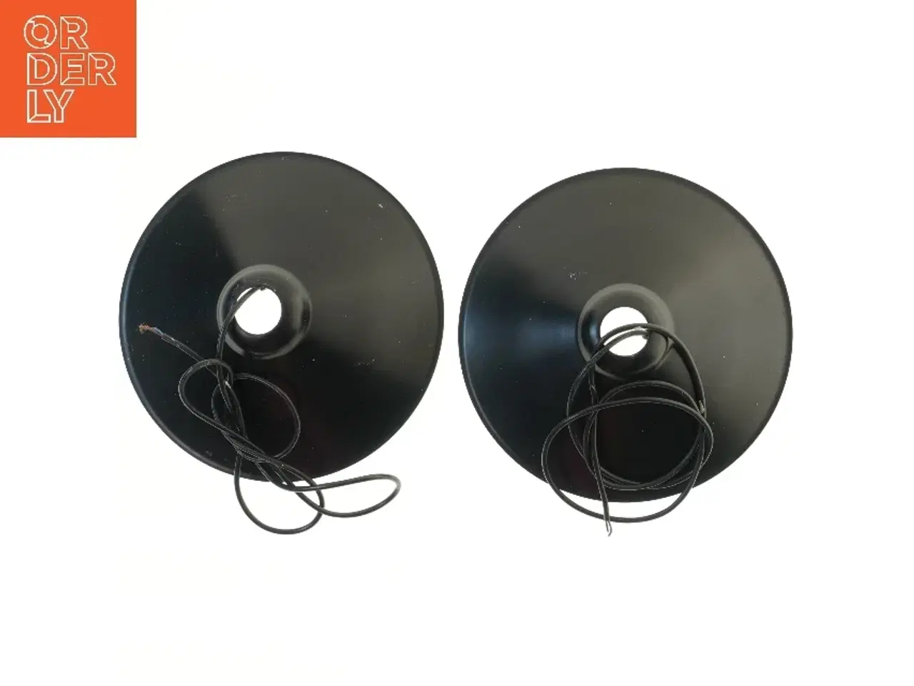 Billede 1 - Sort metal pendellampe fra IKEA (str. Ø 30 cm)