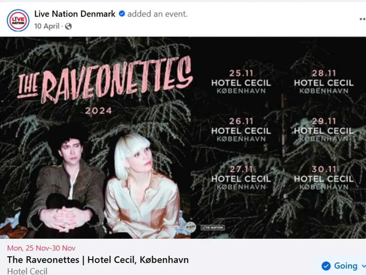 Billede 1 - The Raveonettes Koncert