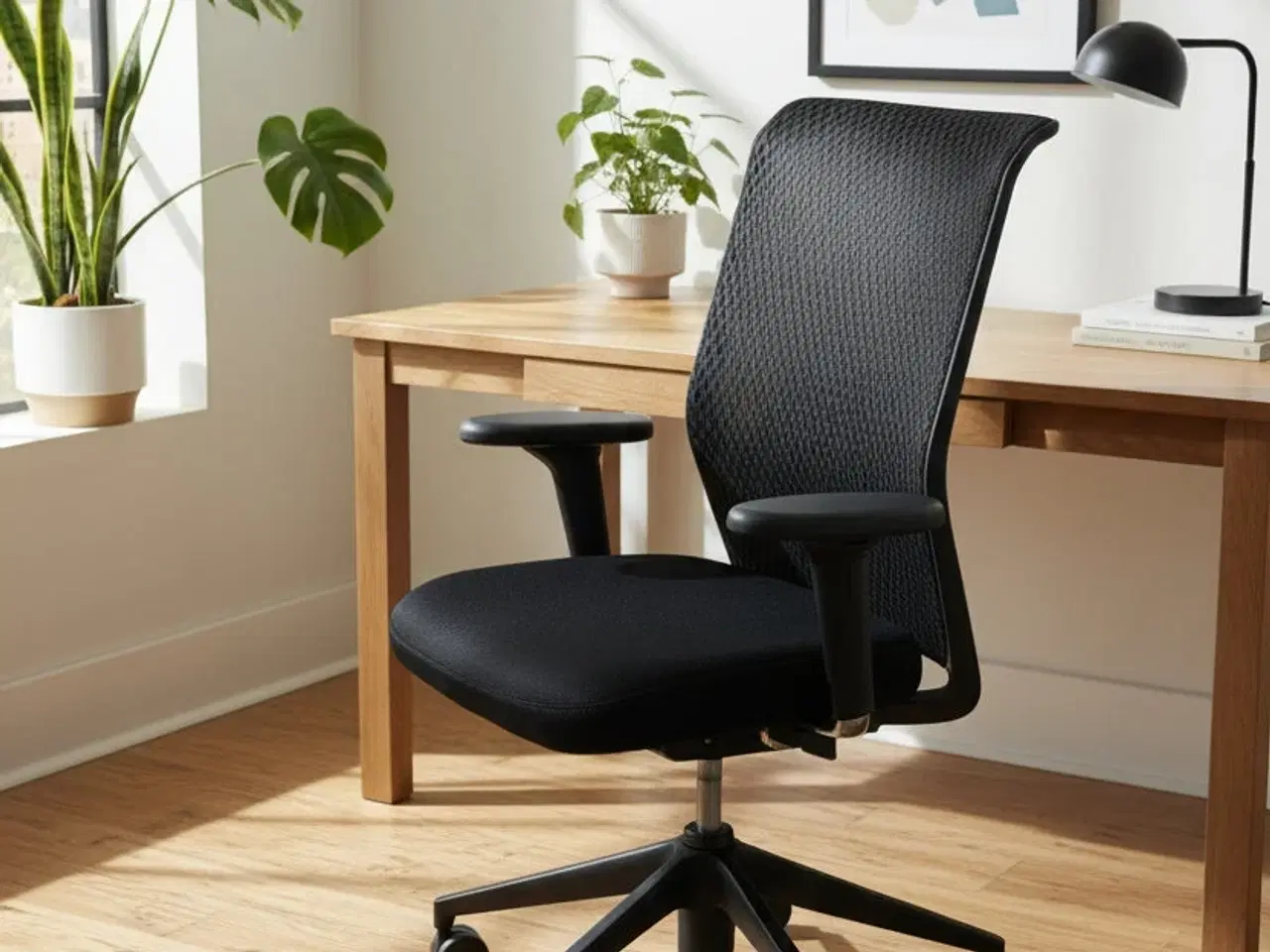 Billede 2 - Vitra ID Mesh Kontorstol – Sort m. Armlæn