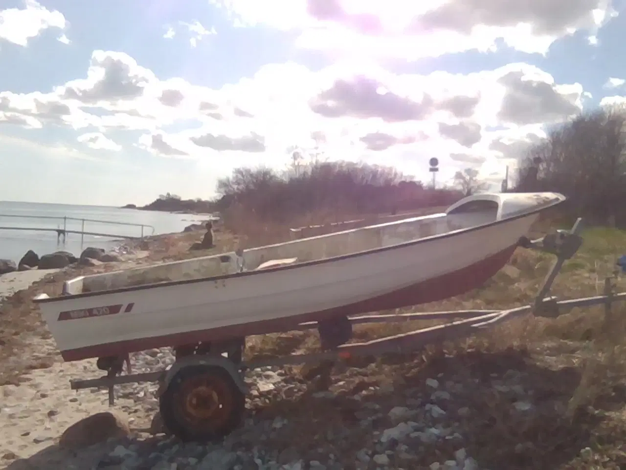 Billede 3 - Jolle m. trailer og 4hk motor