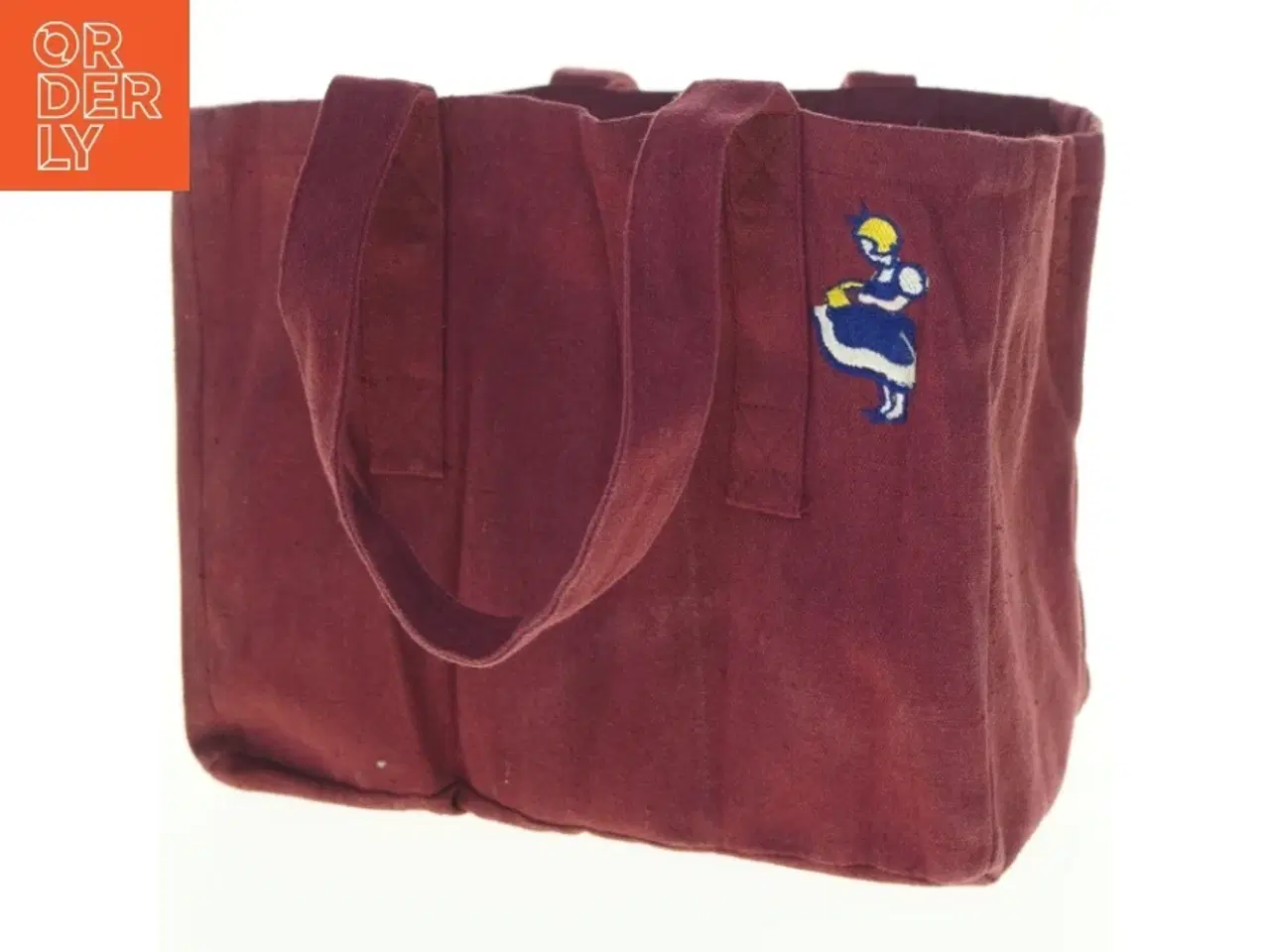 Billede 6 - Indkøbstaske i stof fra Irma (str. 27 x 17 x 22 cm)