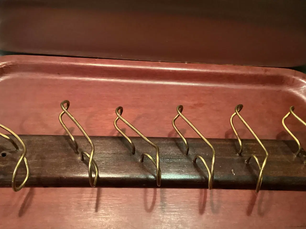 Billede 3 - Pibeholder messing og ædeltræ