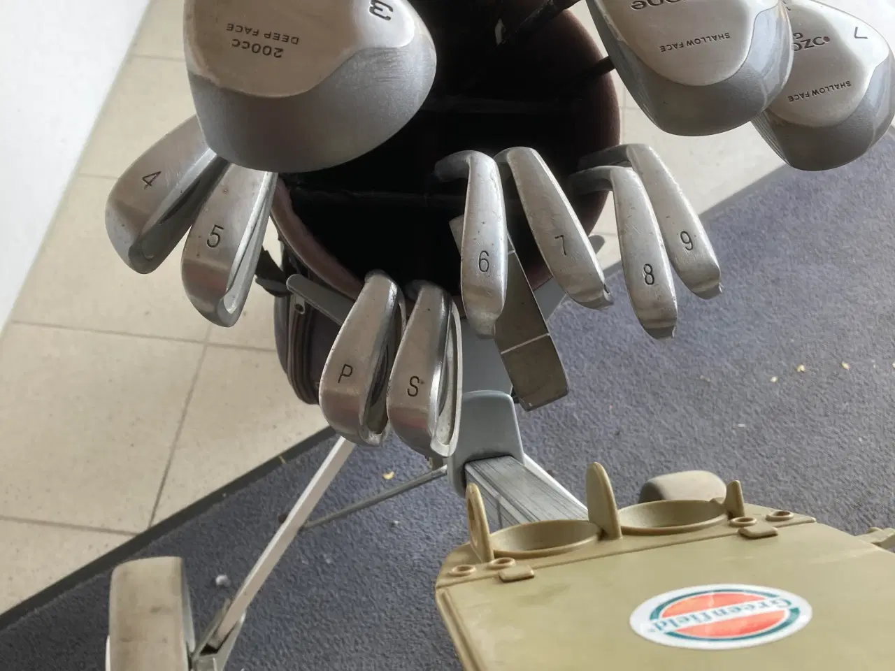 Billede 1 - Golfsæt Vogn,Bag,Køller/Jern + putter