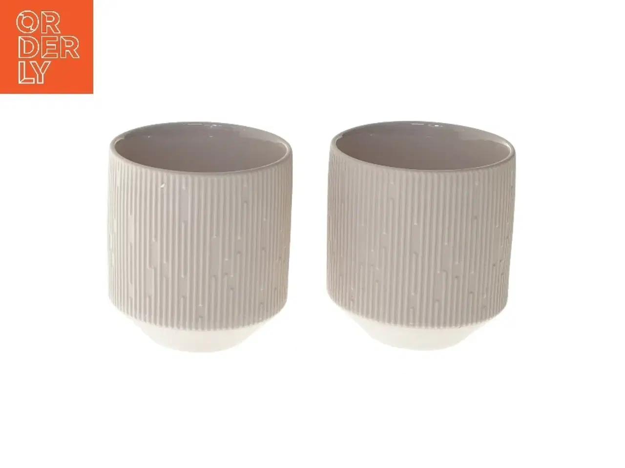 Billede 1 - Keramik lysestager fra House Of Sander (str. 2 stk Ø 9 cm)