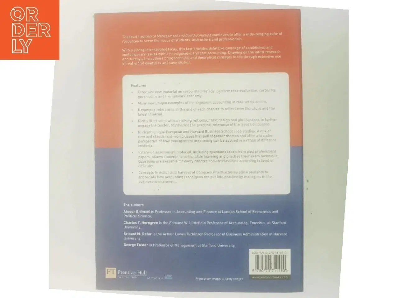 Billede 3 - Management and cost accounting (Bog)